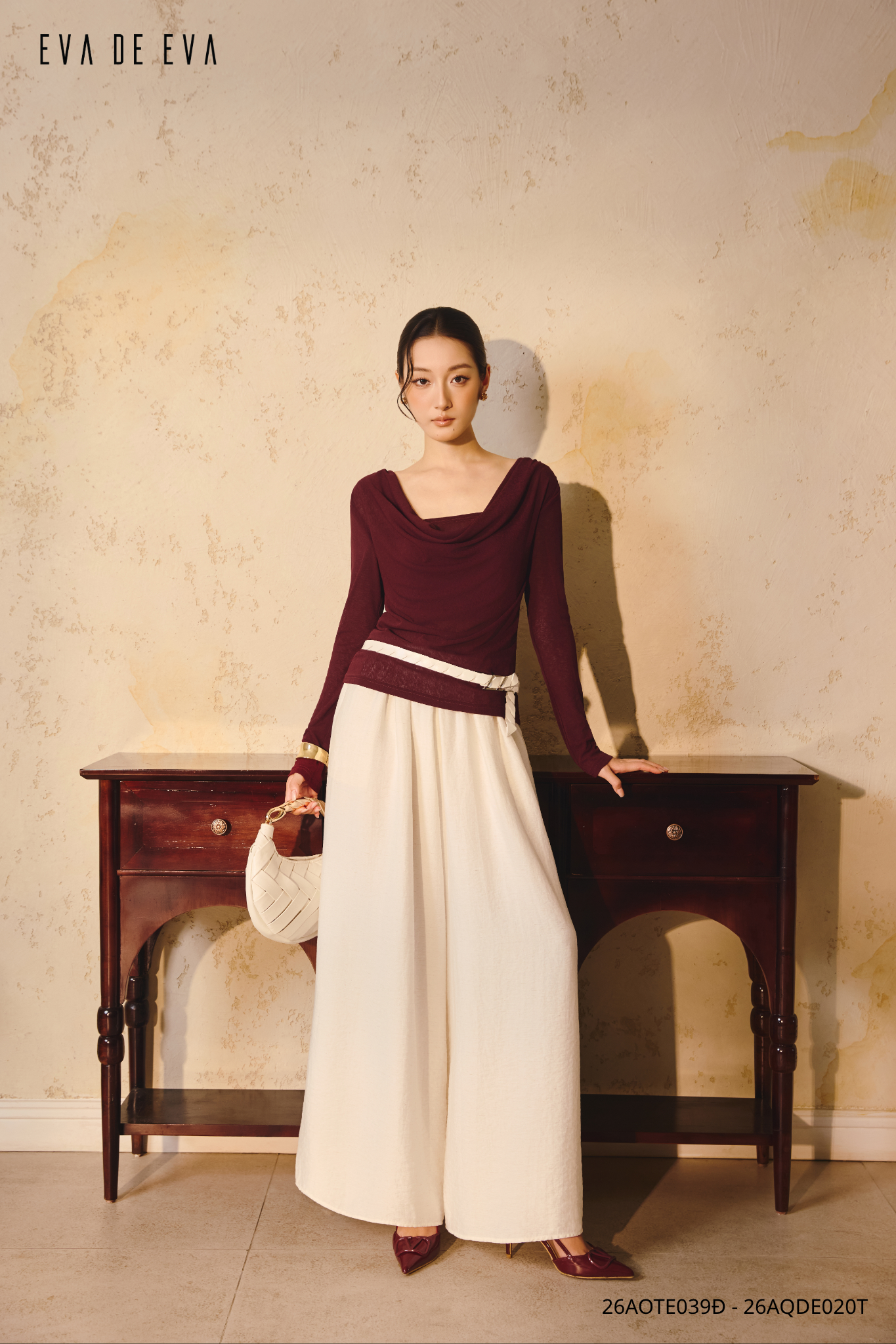  Quần dài, Ống suông 26AQDE020T 