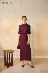  Đầm tay ngắn,  26ADKE043Đ 