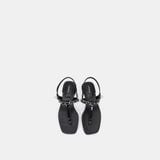  Sandal Nữ Chrisbella Đen EFL025S0 