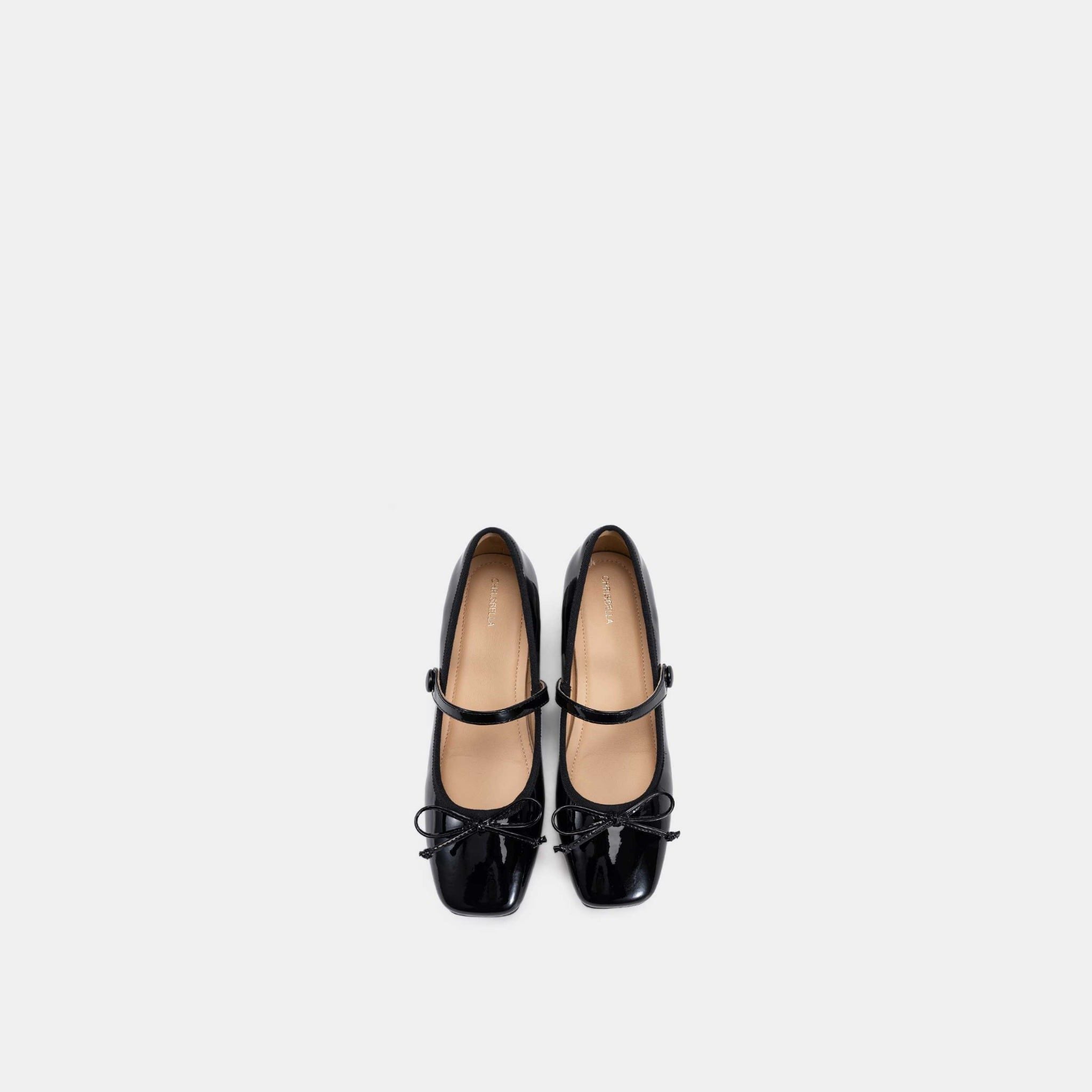  Giày Cao Gót Nữ Chrisbella Đen Cao 4,5cm EHE026Z0 