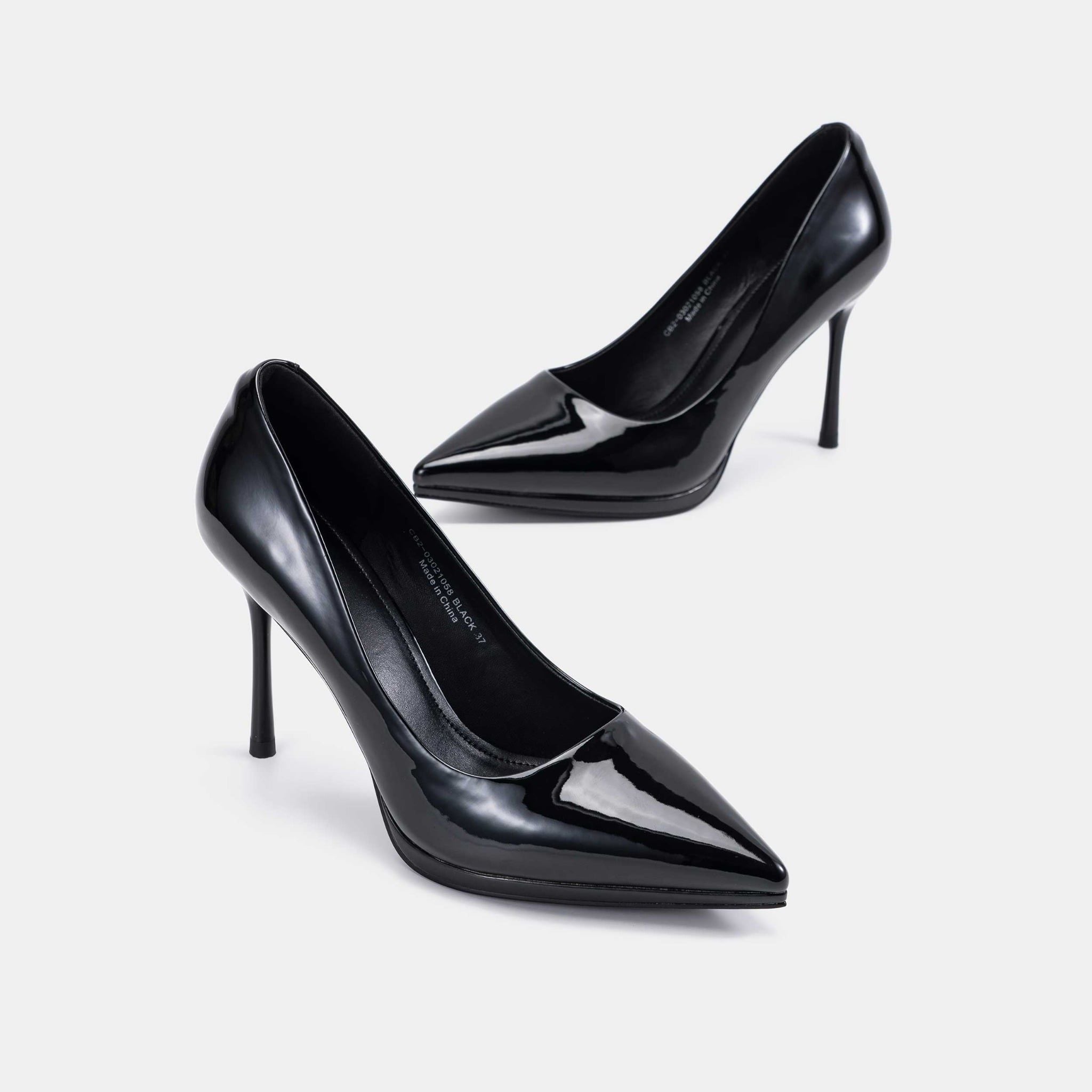  Giày Cao Gót Nữ Chrisbella Đen Cao 9cm EHE040S0 
