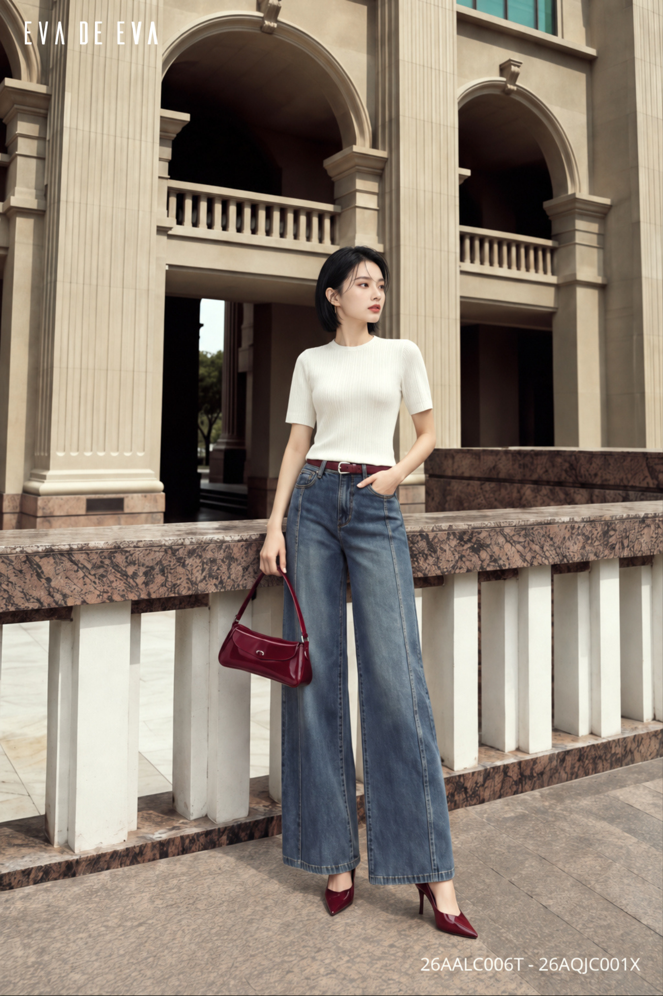  Áo len ngắn tay,  26AALC006T 