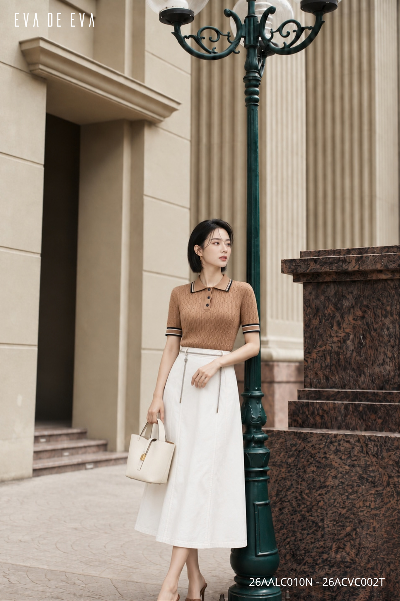  Áo len ngắn tay,  26AALC010N 