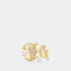  Khuyên tai Nữ Chrisbella màu vàng EER009Z0 