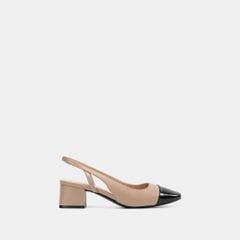  Giày Cao Gót Nữ Chrisbella Be Sáng Cao 5cm EHE030Z0 