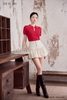 Áo len ngắn tay,  26AALE003Đ