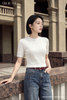  Áo len ngắn tay,  26AALC006T 