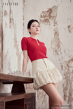  Áo len ngắn tay,  26AALE003Đ 