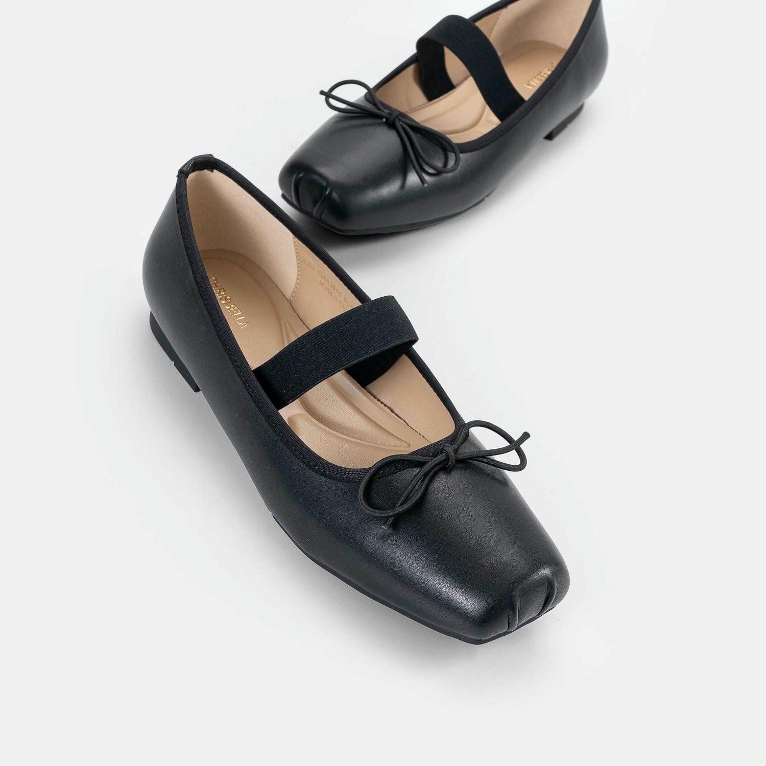  Giày Bệt Nữ Chrisbella Đen EFL003Z0 