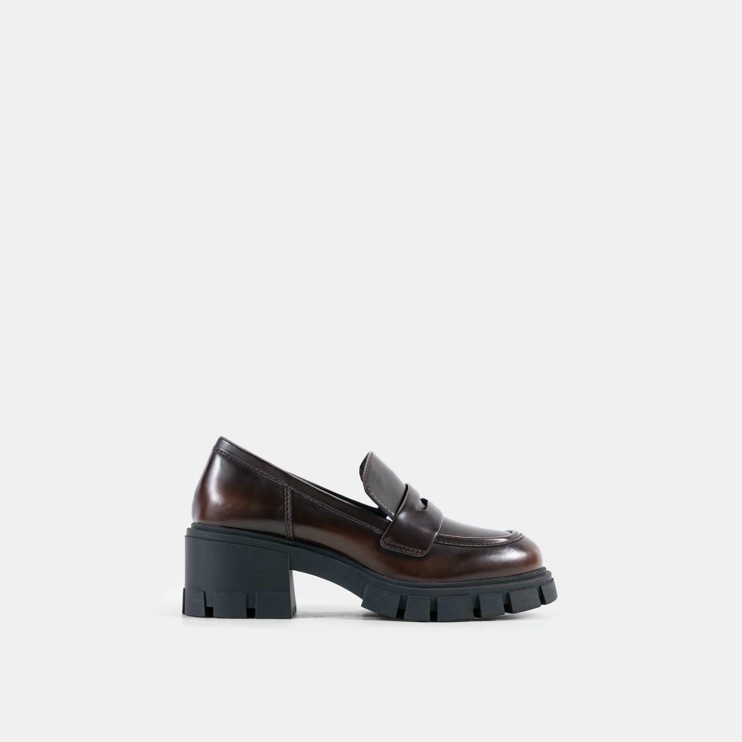  Giày Cao Gót Nữ Chrisbella Nâu Cao 6cm EFL010Z0 