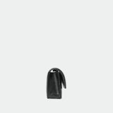  Túi đeo chéo da bê Nữ Chrisbella màu đen ECB008Z0 