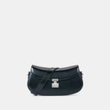  Túi Hobo da bê Nữ Chrisbella màu đen EHO001Z0 