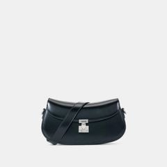  Túi Hobo da bê Nữ Chrisbella màu đen EHO001Z0 