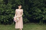  Đầm tay ngắn, Dáng thắt eo 26SDKE170F 