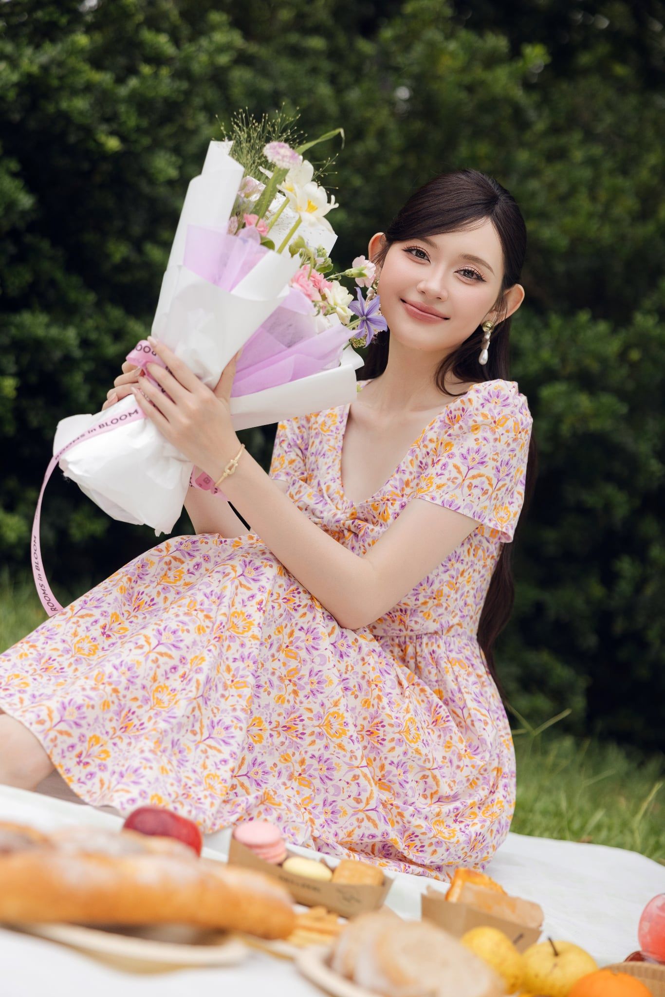  Đầm tay ngắn, Dáng thắt eo 26SDKE170F 