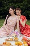  Đầm tay ngắn, Dáng thắt eo 26SDKE170F 