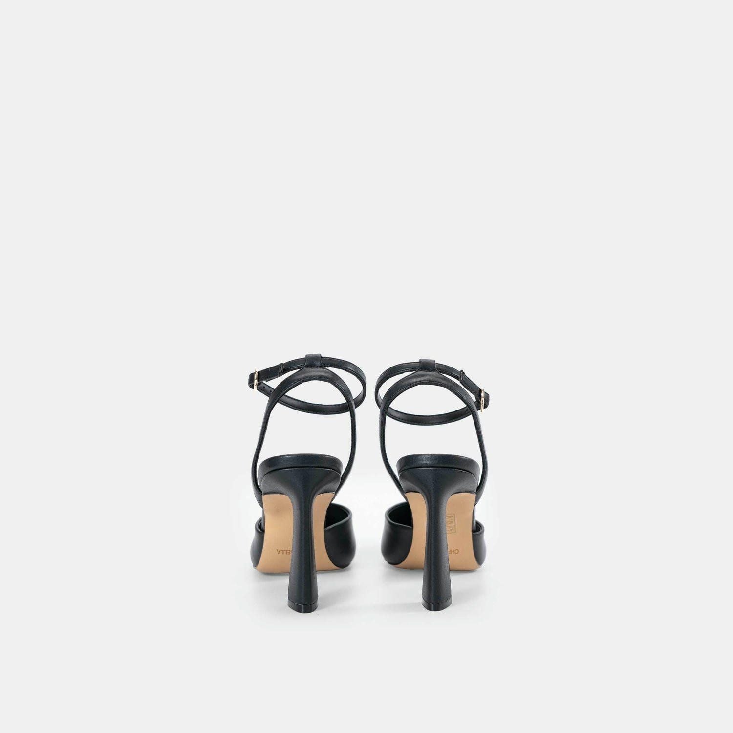  Giày Cao Gót Nữ Chrisbella Đen Cao 9cm EHE006Z0 