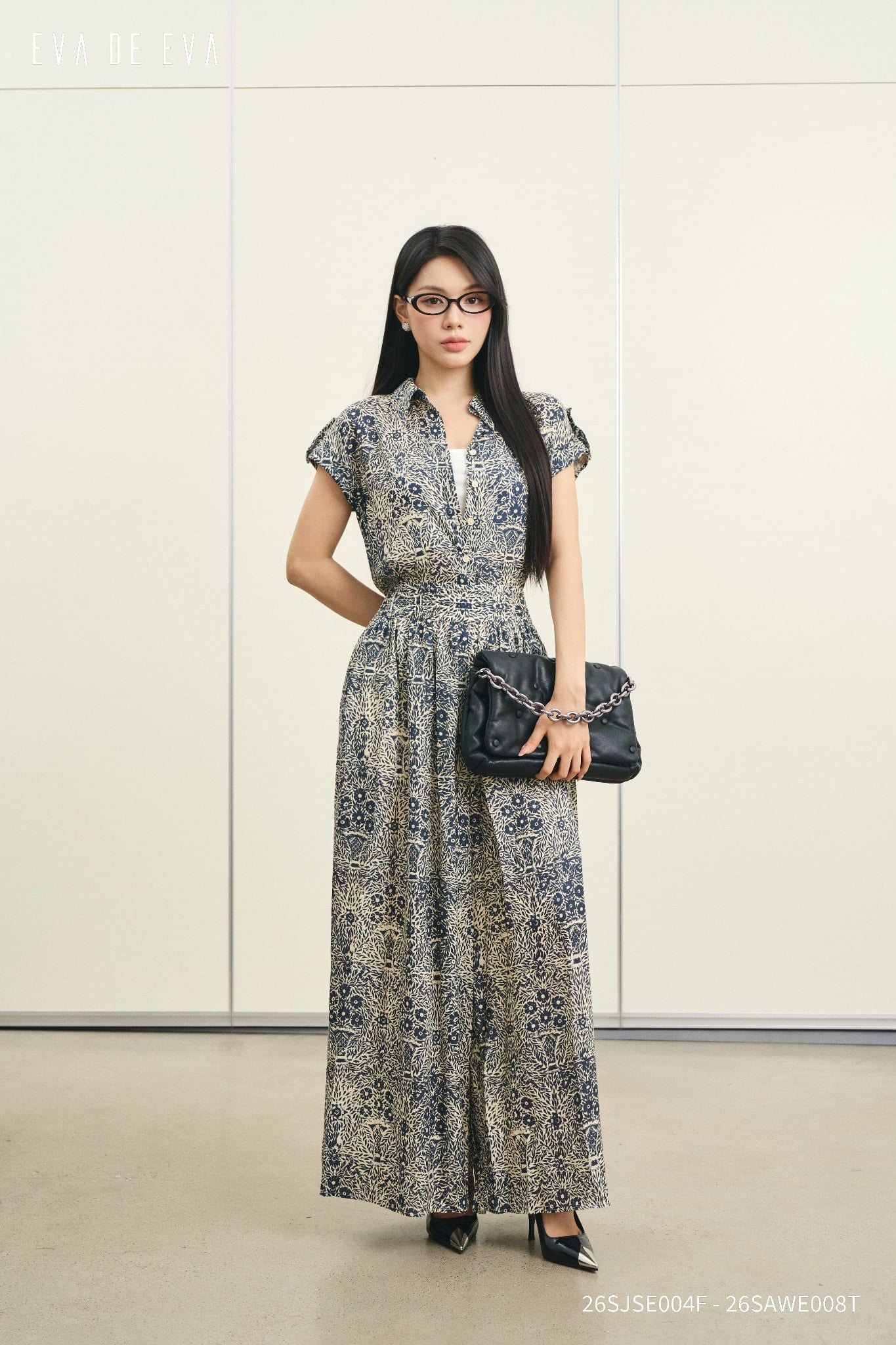  Jumpsuit dài,  26SJSE004F đi kèm 26SAWE008T, TLU26_015B 