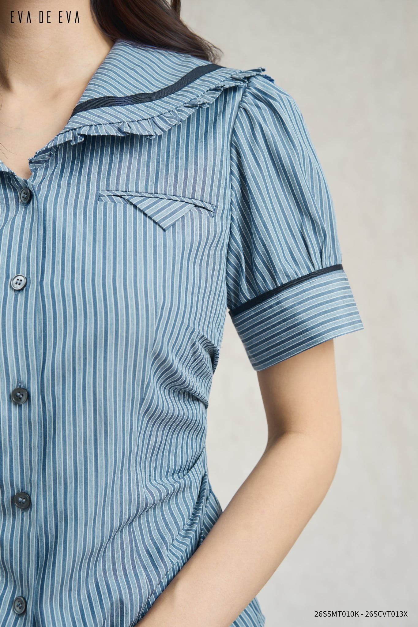  Chân váy Mini, Xếp ly 26SCVT013X 