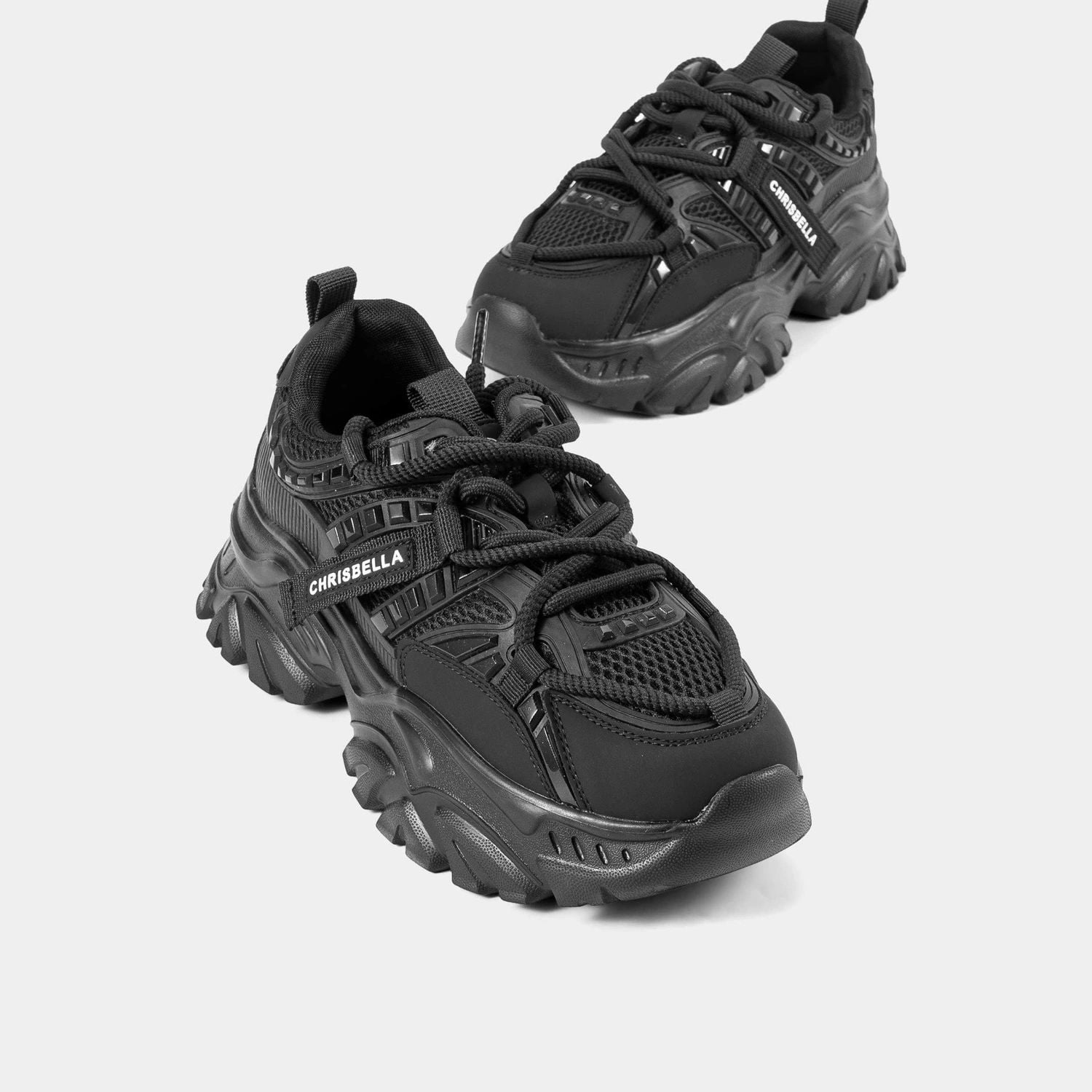  Giày Sneaker Nữ Chrisbella Đen E43002Z0 