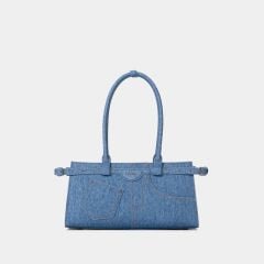  Túi Đeo vai Nữ hiệu ứng Denim Chrisbella đa sắc size L EHO005Z0 