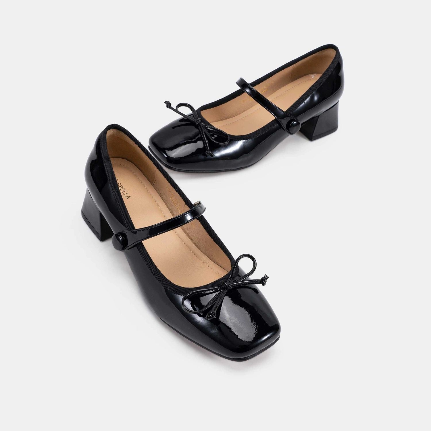  Giày Cao Gót Nữ Chrisbella Đen Cao 4,5cm EHE026Z0 