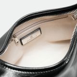 Túi Hobo da bò Nữ Chrisbella màu đen EHO015Z0 