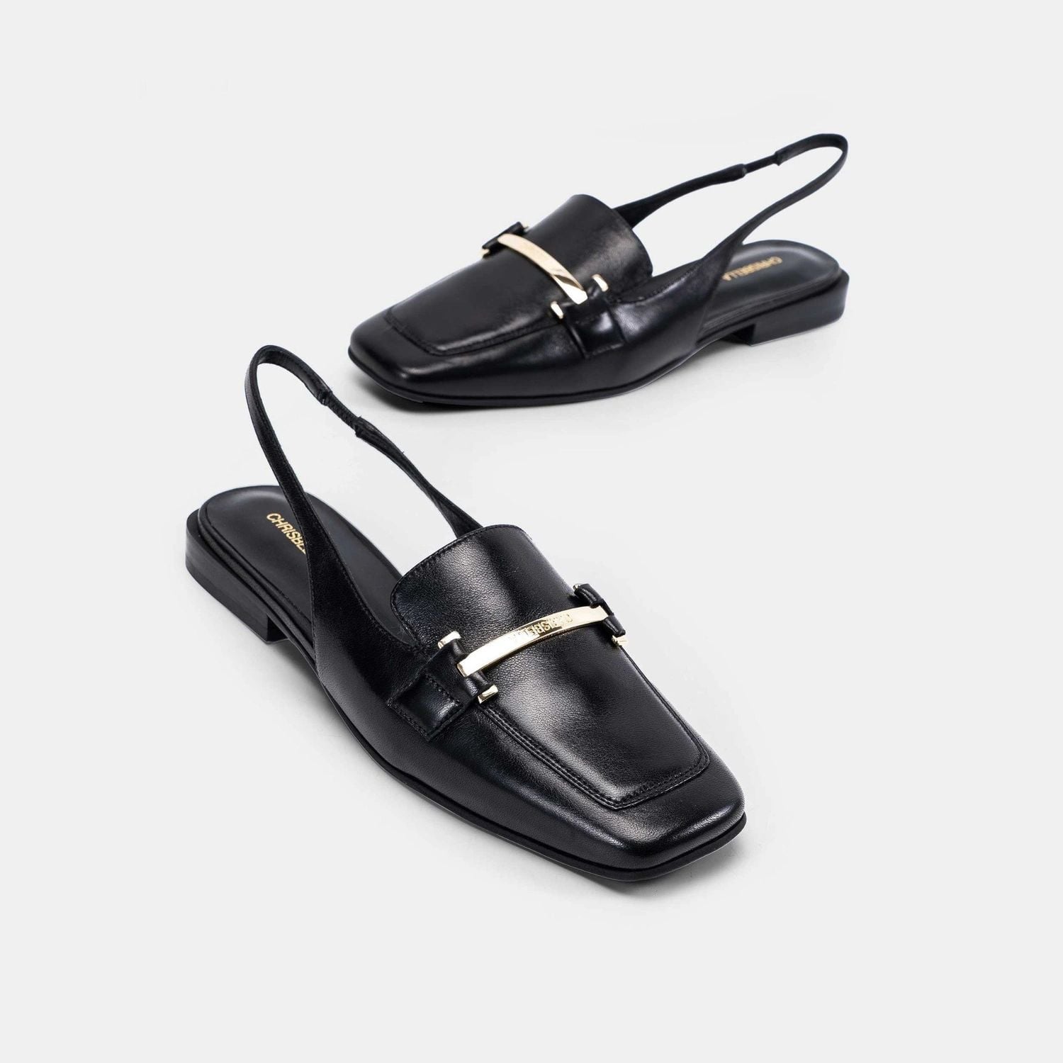  Giày Bệt Nữ Chrisbella Đen EFL016Z0 