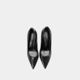  Giày Cao Gót Nữ Chrisbella Đen Cao 9cm EHE058S0 