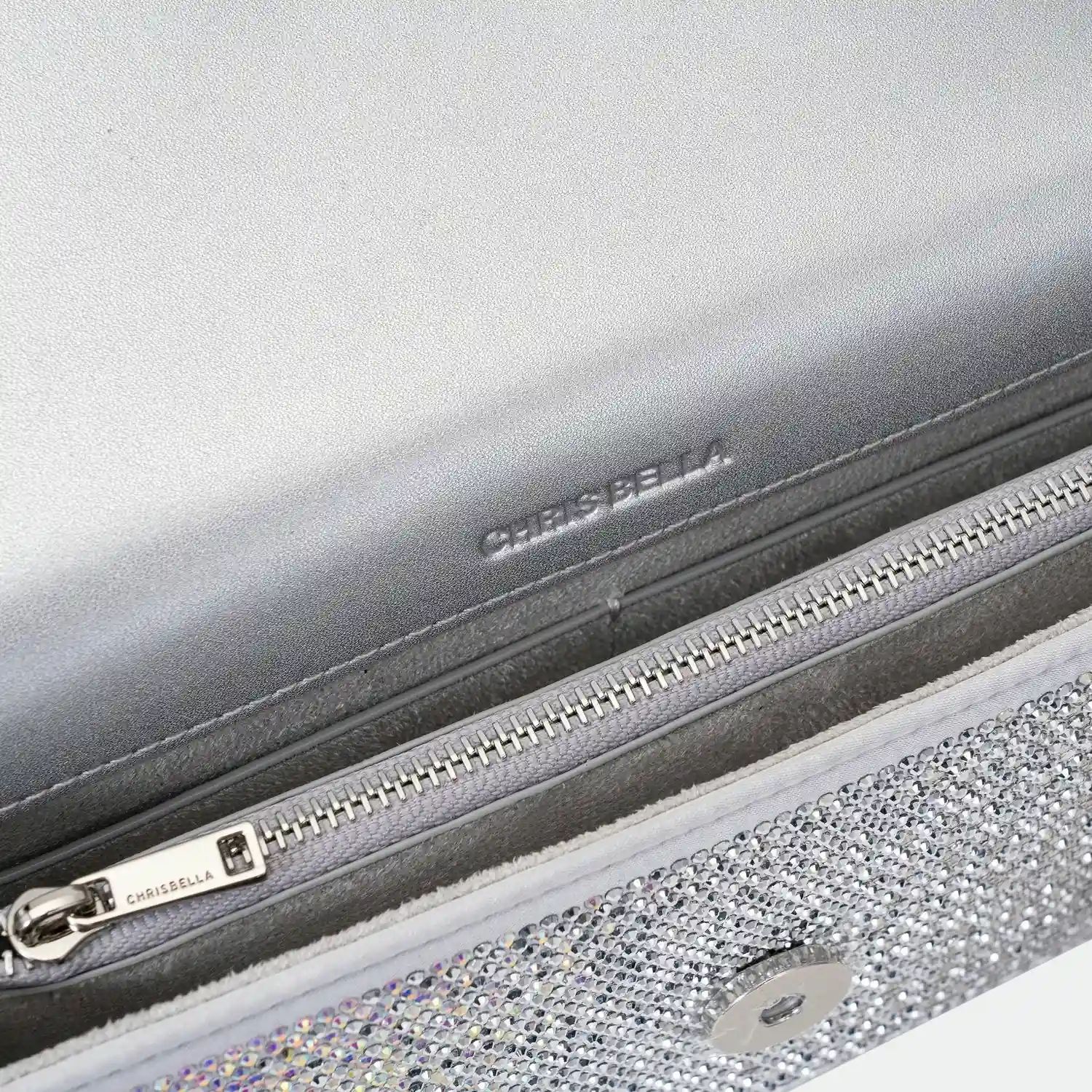  Túi Cầm Tay Nữ Chrisbella Bạc ECL001Z0 