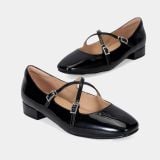  Giày Bệt Nữ Chrisbella Đen EFL020S0 