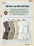  Bộ thun áo vai liền - quần shorts bé trai - 8935334000797 