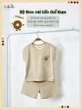  Bộ thun áo vai liền - quần shorts bé trai - 8935334000797 