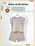  Bộ thun áo vai liền - quần shorts bé trai - 8935334000797 