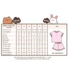  Bộ thun cotton tay ngắn - quần shorts phối bèo bé gái - 8935334000780 
