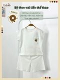  Bộ thun áo vai liền - quần shorts bé trai - 8935334000797 