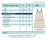  Đầm muslin 2 dây cánh tiên dáng xòe bồng bềnh cho nữ - 8935334001152 