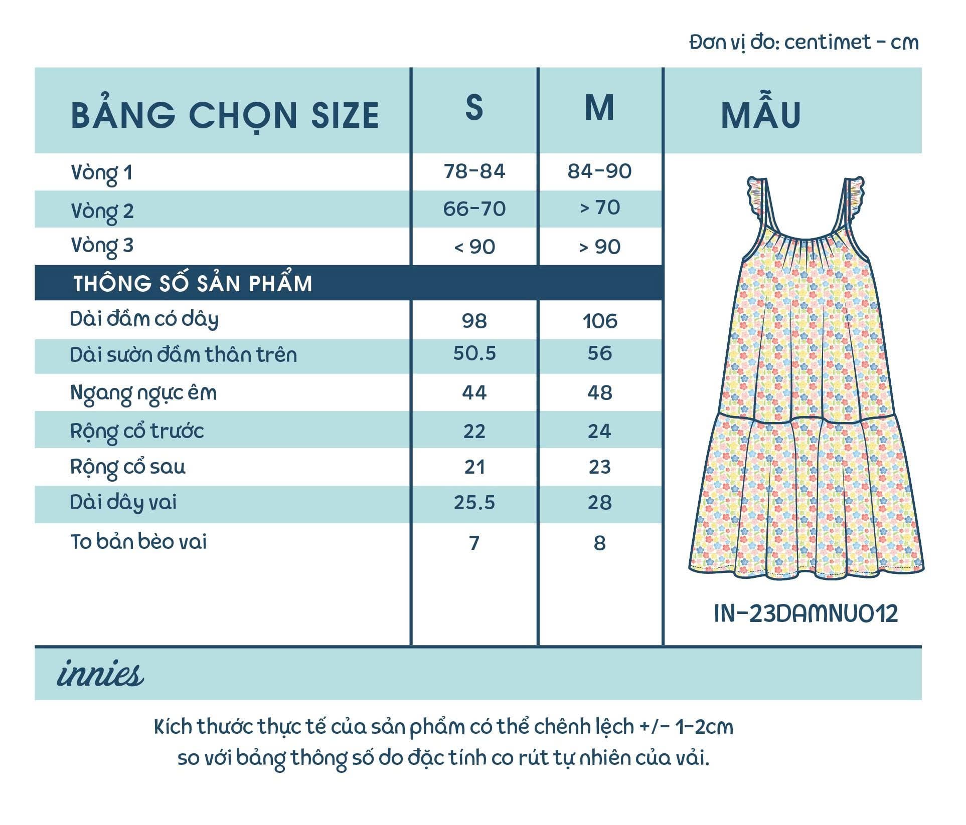  Đầm muslin 2 dây cánh tiên dáng xòe bồng bềnh cho nữ - 8935334001152 