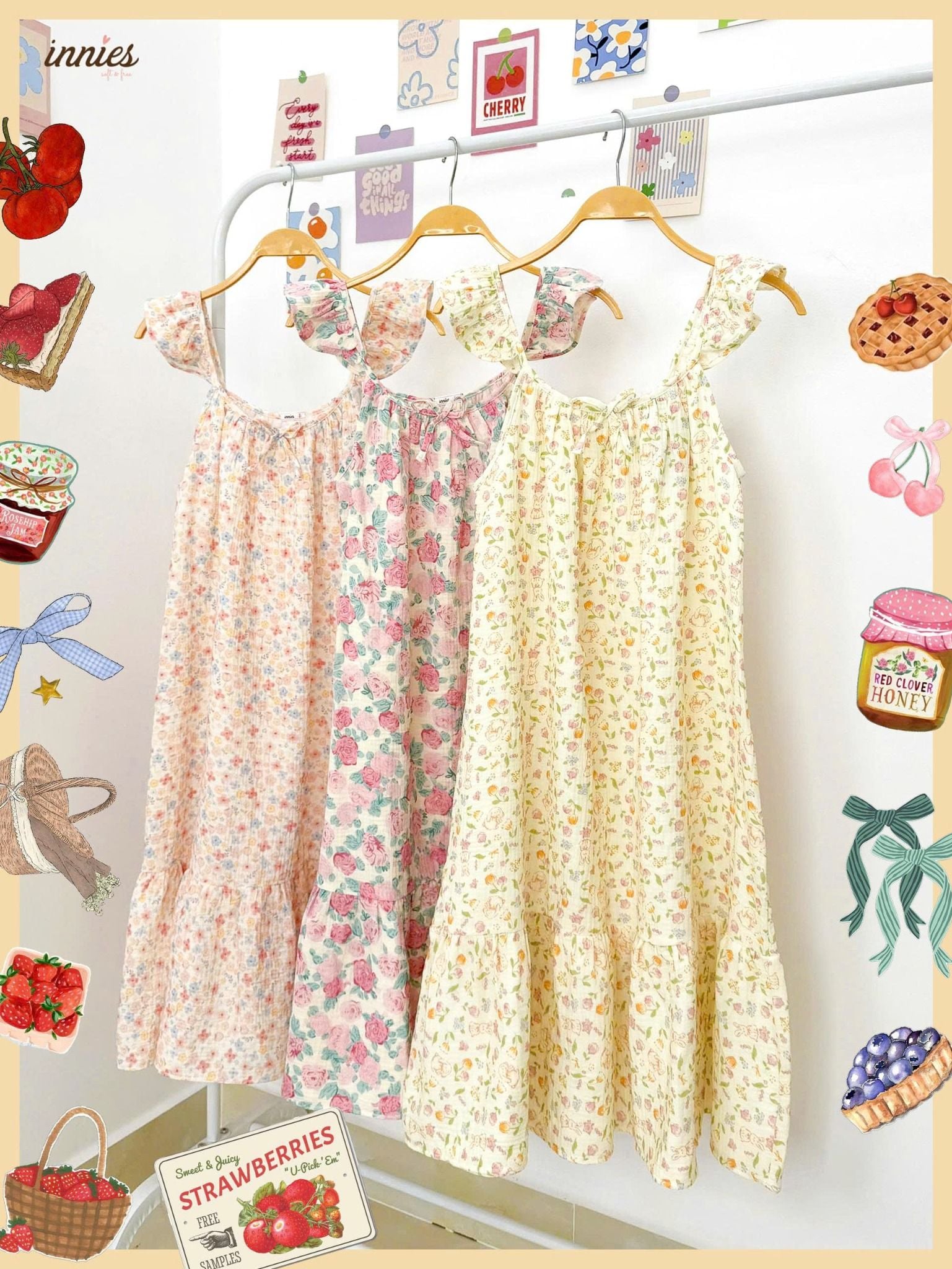  Đầm muslin 2 dây cánh tiên dáng xòe bồng bềnh cho nữ - 8935334001152 