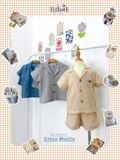  Set sơ mi muslin linen bé trai ECOBAMBI - 8935334002098 