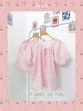  Bộ muslin tay lỡ xếp phồng - quần shorts nữ có túi Innies - 8935334001145 