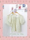  Bộ muslin tay lỡ xếp phồng - quần shorts nữ có túi Innies - 8935334001145 