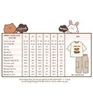  Bộ quần thô sọc đắp túi phối áo thun unisex ECOBAMBI - 8935334002234 