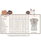  Bộ khủng long cute quần shorts unisex ECOBAMBI - 8935334002258 