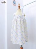  Đầm thô cotton 2 dây bản to bé gái ECOBAMBI - 8935334002357 