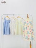  Đầm thô cotton 2 dây bản to bé gái ECOBAMBI - 8935334002357 