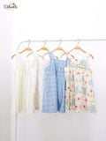  Đầm thô cotton 2 dây bản to bé gái ECOBAMBI - 8935334002357 