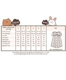  Đầm thô cotton tay ngắn dáng chữ A bé gái ECOBAMBI - 8935334002333 