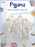  Pyjama cotton thô quần shorts nữ Innies - 8935334001138 