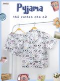  Pyjama cotton thô quần shorts nữ Innies - 8935334001138 